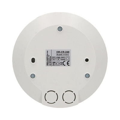 Détecteur de mouvement à micro-ondes, ultra plat, 5,8 GHz, 360 degrés, IP20, 2000 W blanc