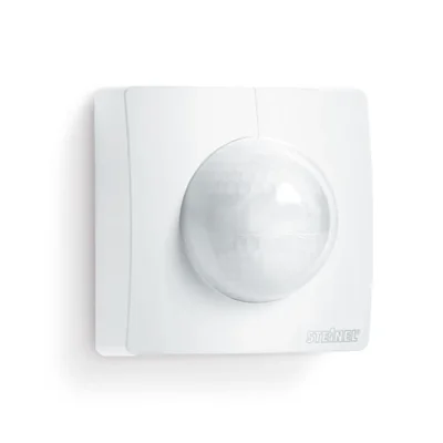 Détecteur de mouvement et de luminosité Steinel IS3180 COM1, montage en surface, carré, blanc, IP54