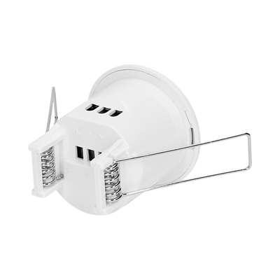 Détecteur de mouvement et de présence 360 degrés, encastré IP20, 800W blanc