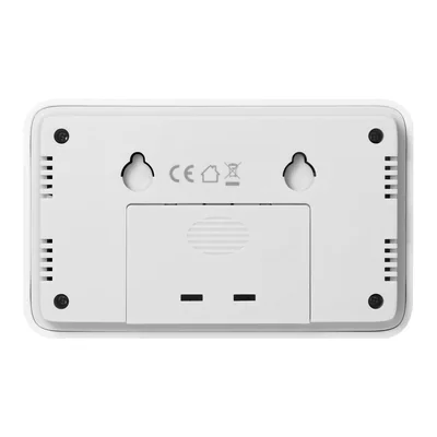Detector de monóxido de carbono alimentado por pilas (2 pilas AA), vida útil del sensor: 10 años.