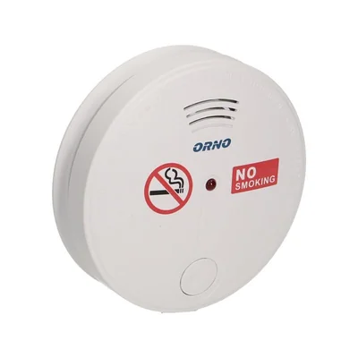 Detektor cigaretového kouře na baterie 85dB bílý