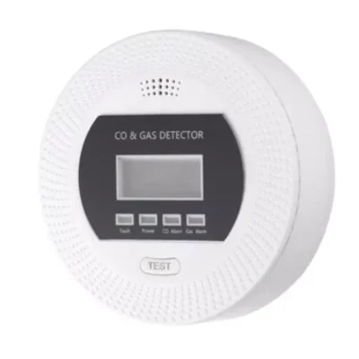 Detektor oxidu uhelnatého a plynů VIAGO napájený ze sítě/na baterie 85 dB bílý