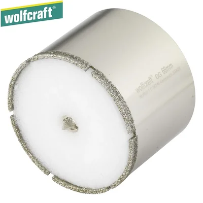 Diamantová děrová pila na keramické dlaždice Wolfcraft 68 mm