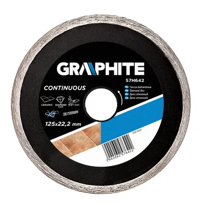 Diamantscheibe 125 x 22,2 mm, massiv