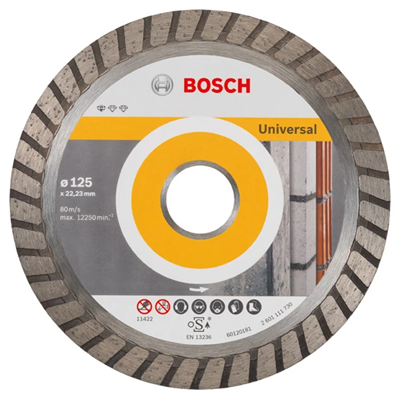 Diamanttrennscheibe 125x22,2 Standard für Universal Turbo