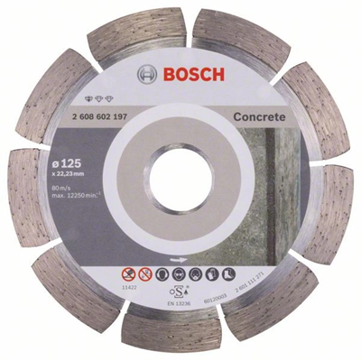 Diamanttrennscheibe für Beton 125x22,2mm