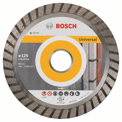 Diamond cutting disc 125x22.2 Standard for Universal Turbo