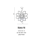 DIANA Suspension G9 IP20 argent avec abat-jour fumés