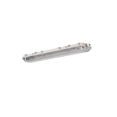 DICHT 4LED N Dustproof luminaire for LED tubes T8 2x18W 230V G13 IP65 655mm gray