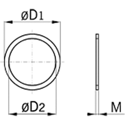 Dichtung M32 schwarz