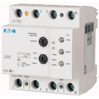 Differential current indication adapter 4-pole 100 A