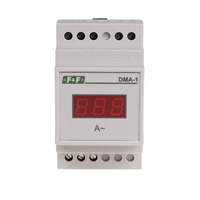 Digital current indicator, single-phase DMA-1 true RMS, 200/5A indirect measurement