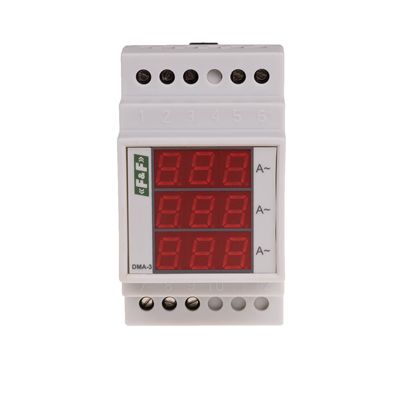 Digital current indicator, three-phase DMA-3 true RMS, indirect measurement 200/5A