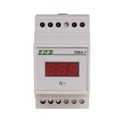 Digital indicator of current intensity, single-phase DMA-1, semi-direct measurement 400/5A