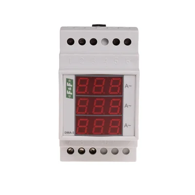 Digital indicator of current intensity, three-phase DMA-3, indirect measurement 250/5A