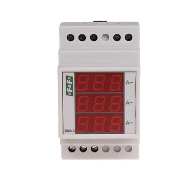 Digital indicator of current intensity three-phase DMA-3 true RMS