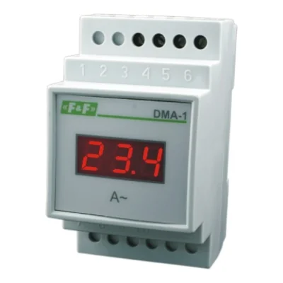 Digital indicator of single-phase current intensity DMA-1