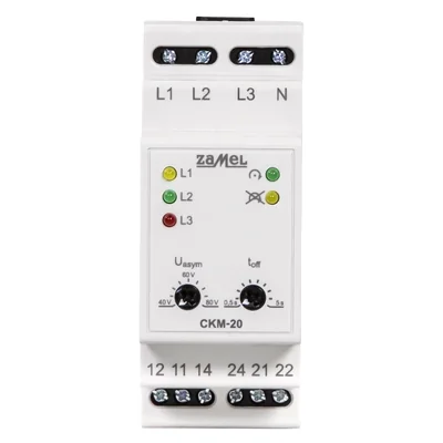 Digital phase sequence sensor True RMS 3x230V 8A