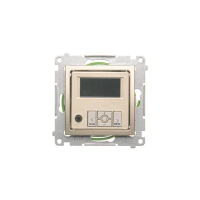 Digital radio with display (module), gold (metallic)