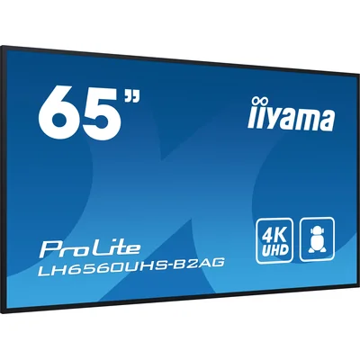 Digital Signage iiyama LH6560UHS-B2AG Bildschirm 65" ELED VA 4K, 500 cd/m², Android 11, iisignage2, 24/7, 3x HDMI