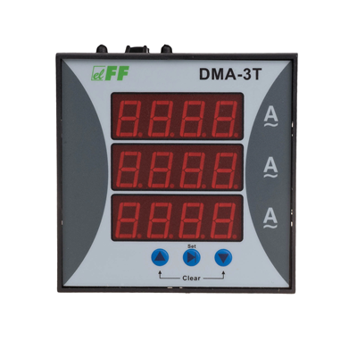 Digitalanzeige der dreiphasigen Stromstärke DMA-3T