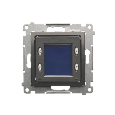 Digitaler Thermostat mit internem Temperatursensor (Modul), Anthrazit (Metallic)