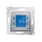 Digitaler Thermostat mit internem Temperatursensor (Modul), silber (metallic)