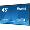 DigitalSignage iiyama LH4360UHS-B2AG schermo 43" ELED VA 4K, 500cd/m2, Android11, iisignage2, 24/7, 3xHDMI