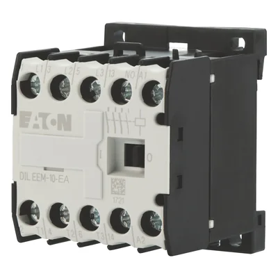DILEEM-10-EA (230V 50HZ, 240V 60HZ) Contactor miniatura, 3kW/400V, control de 230VAC