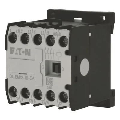 DILEM12-10-G-EA (24 V CC) Contattore miniaturizzato, 5,5 kW/400 V, controllo a 24 V CC