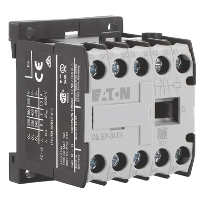 DILER-31-EA(230V50HZ,240V60HZ) Miniature auxiliary contactor, 3NO/1NC, 230VAC control