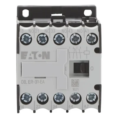 DILER-31-G-EA (24 V CC) Contattore ausiliario miniaturizzato, 3 NA/1 NC, controllo a 24 V CC