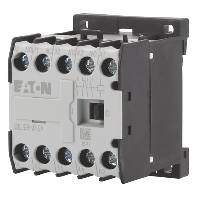 DILER-31-G-EA (24 V CC) Contattore ausiliario miniaturizzato, 3 NA/1 NC, controllo a 24 V CC