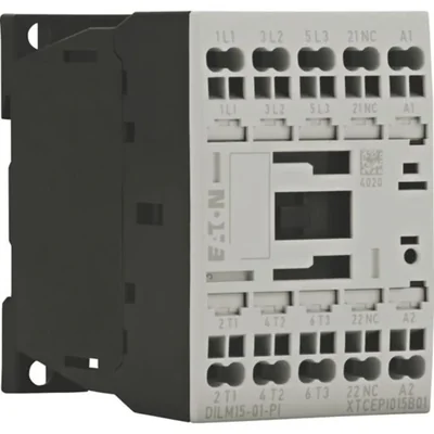 DILM15-01(24VDC)-PI Výkonový stykač DILM, 7,5 kW/400 V, ovládání 24VDC, 1NC