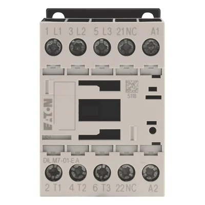 DILM7-01-EA(230V50HZ,240V60HZ) Stycznik,3kW/400V,sterowanie 230VAC