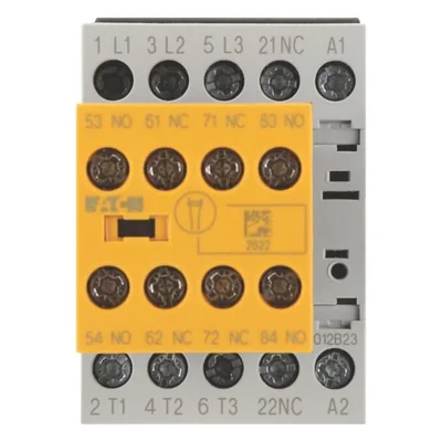 DILMS12-23 (230V 50HZ, 240V 60HZ) Contattore di sicurezza 12A, 3P + 2Z + 3R, controllo CA