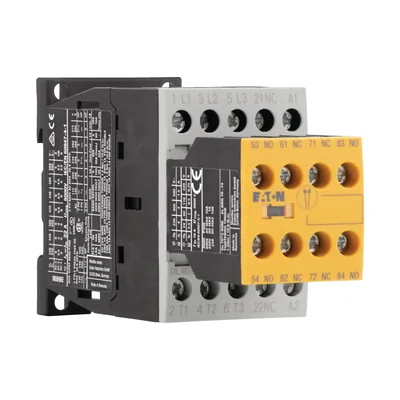 DILMS9-23 (24 V CC) Contactor de potencia de seguridad 9 A, 3P + 2Z + 3R, control CC