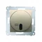 Dimmer a pressione e telecomandato (modulo) 20-500W, oro (metallizzato)