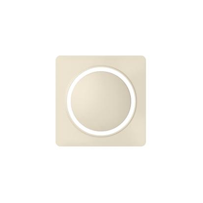 Dimmer-/Druckschalterabdeckung beige