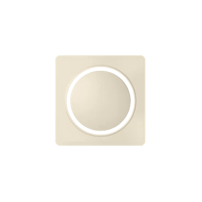 Dimmer / push button switch cover beige