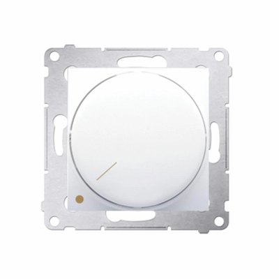 Dimmer rotativo bipolare per LED dimmerabili 230V (modulo) 5-215W, bianco richiede installazione a 4 fili