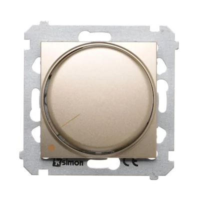 Dimmer rotativo bipolare per LED dimmerabili 230V (modulo) 5-215W, oro metallizzato