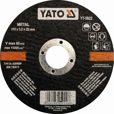 Disco da taglio per metalli 125x1,2x22