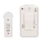 DISCO Sonnette sans fil DC 80dB, batterie avec système d'apprentissage, blanc