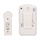 DISCO Wireless doorbell DC 80dB, battery with learning system, white