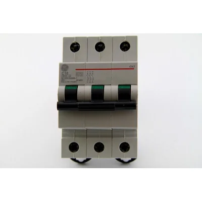 Disjoncteur 3 pôles G63 C10 3P 10A 6kA