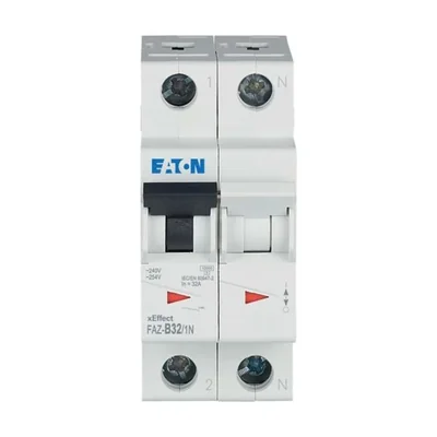 Disjoncteur, 32A, pôle 1+N, FAZ-B32/1N