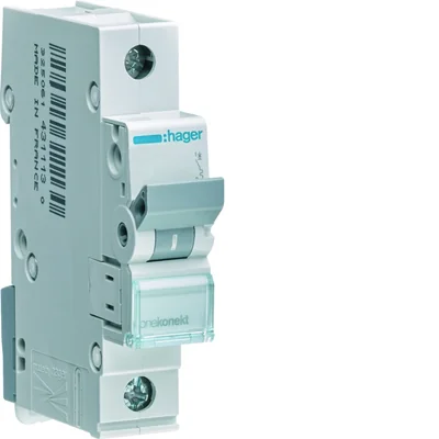 Disjoncteur 6kA C unipolaire 1A