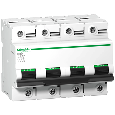 Disjoncteur D 125A 4 pôles