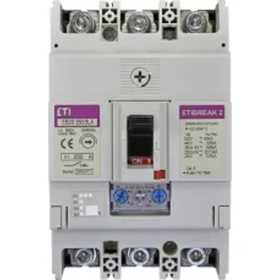 Disjoncteur de puissance EB2S 250/3LA 250A 3P, 16 kA, déclenchement TM (commande thermique et magnétique)